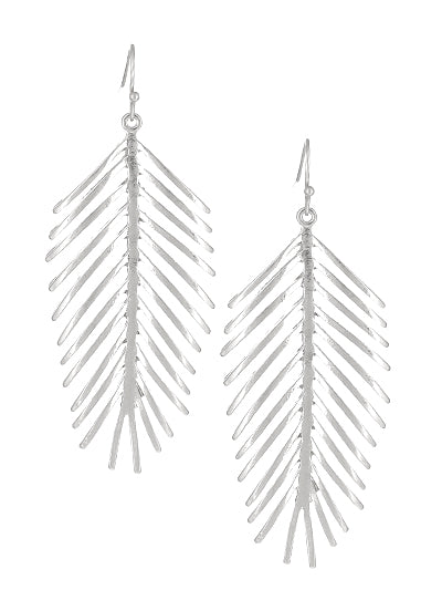 Dramatic Leaf Earrings
