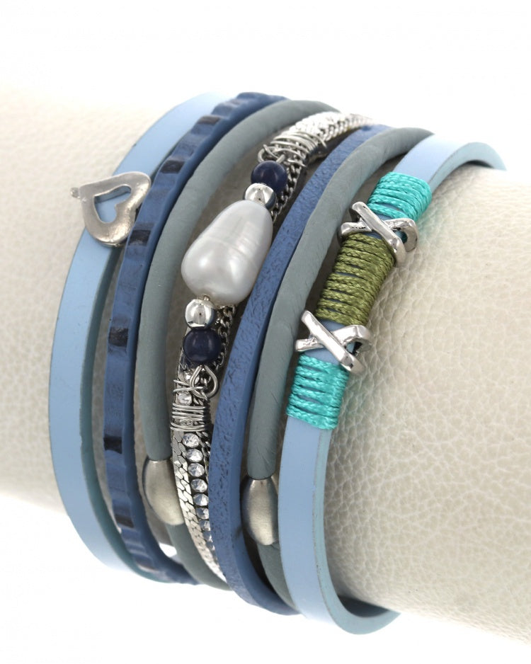 Blue Multi-layer Bracelet