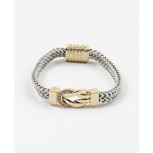 Multi-metal Knot Bracelet