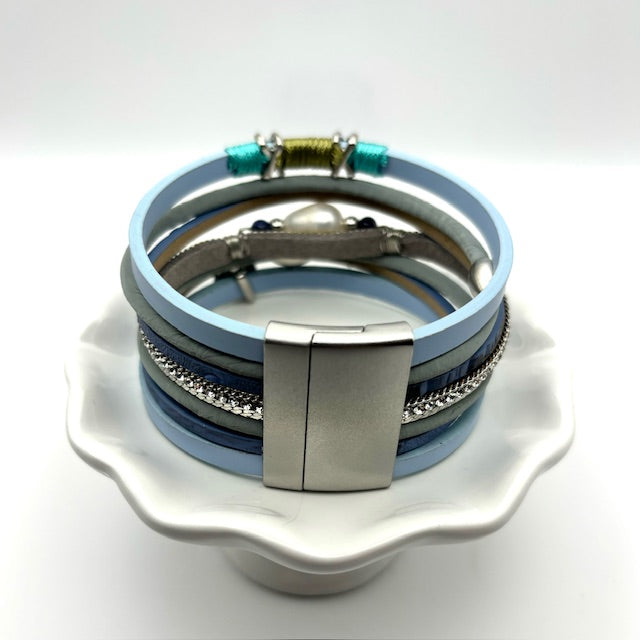 Blue Multi-layer Bracelet