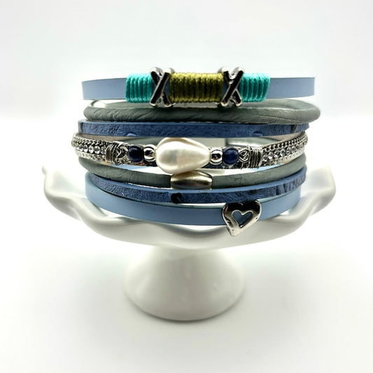 Blue Multi-layer Bracelet