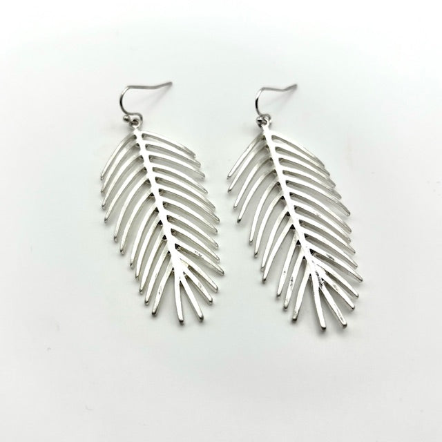 Dramatic Leaf Earrings